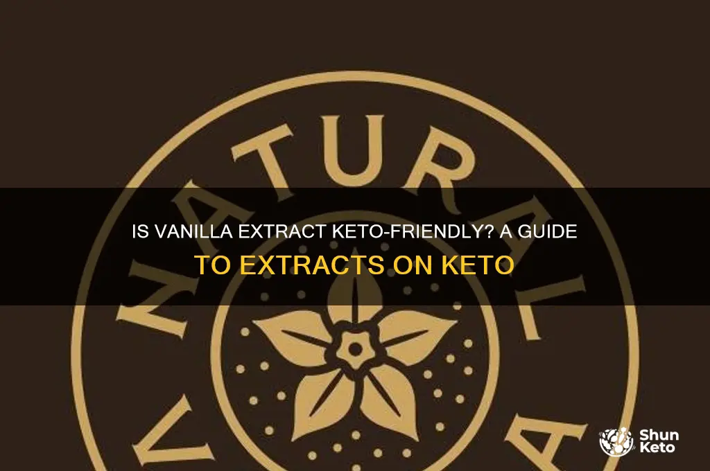 can i have vanilla extract on keto diet