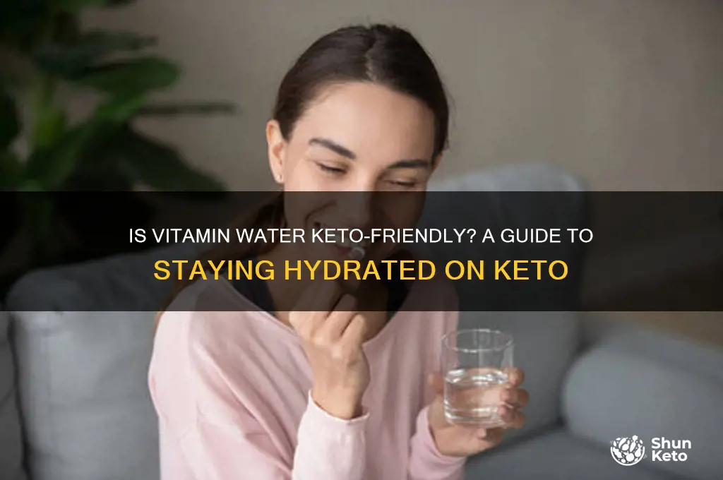 can i have vitamin water on keto
