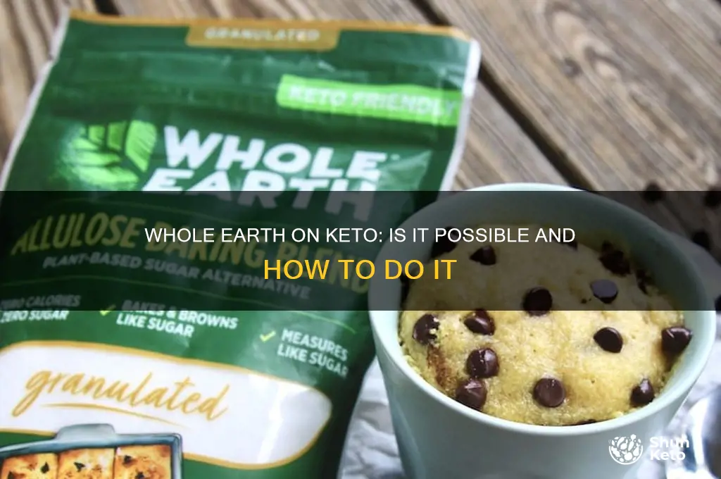 can i have whole earth on keto diet