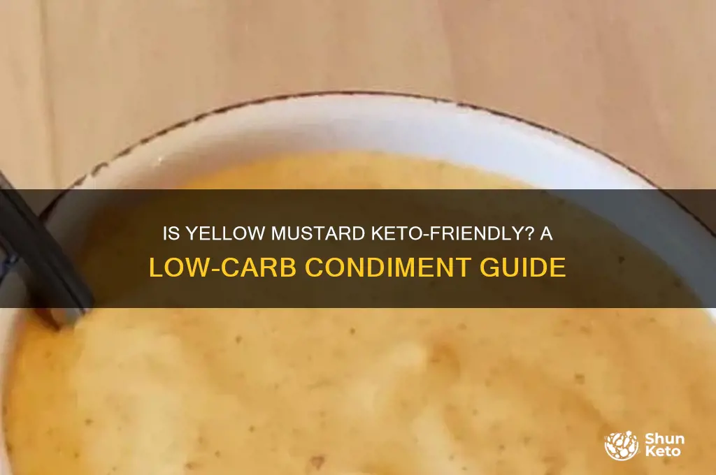 can i have yellow mustard on keto