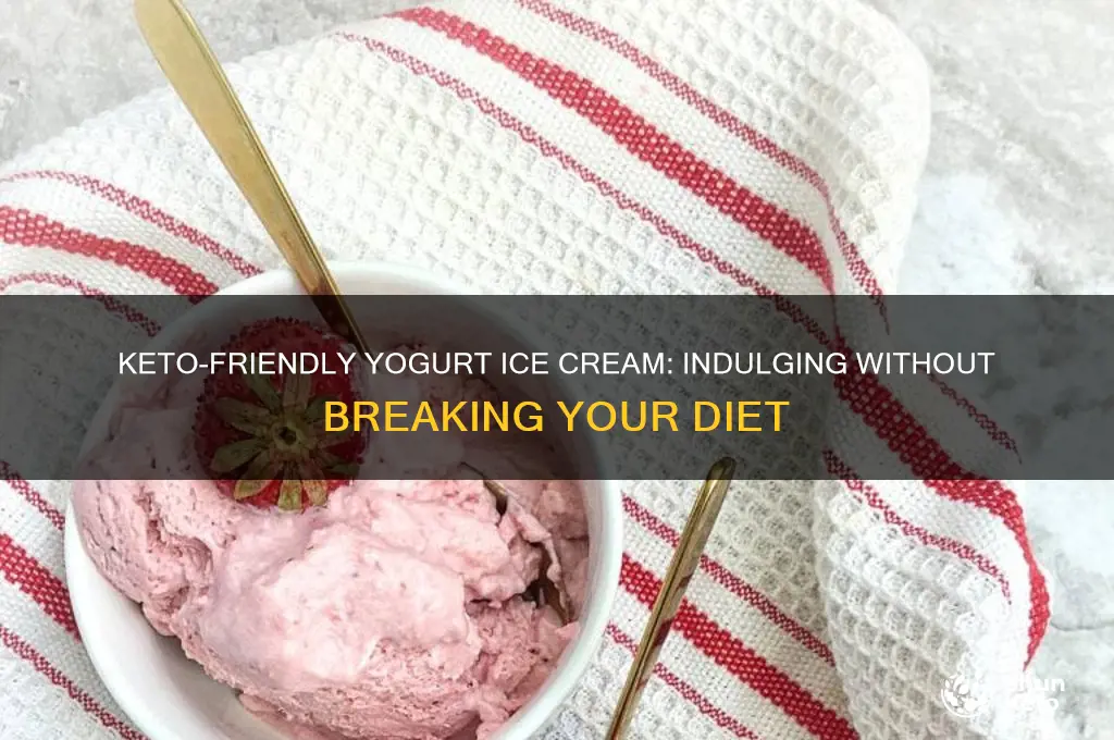 can i have yogurt ice cream on keto