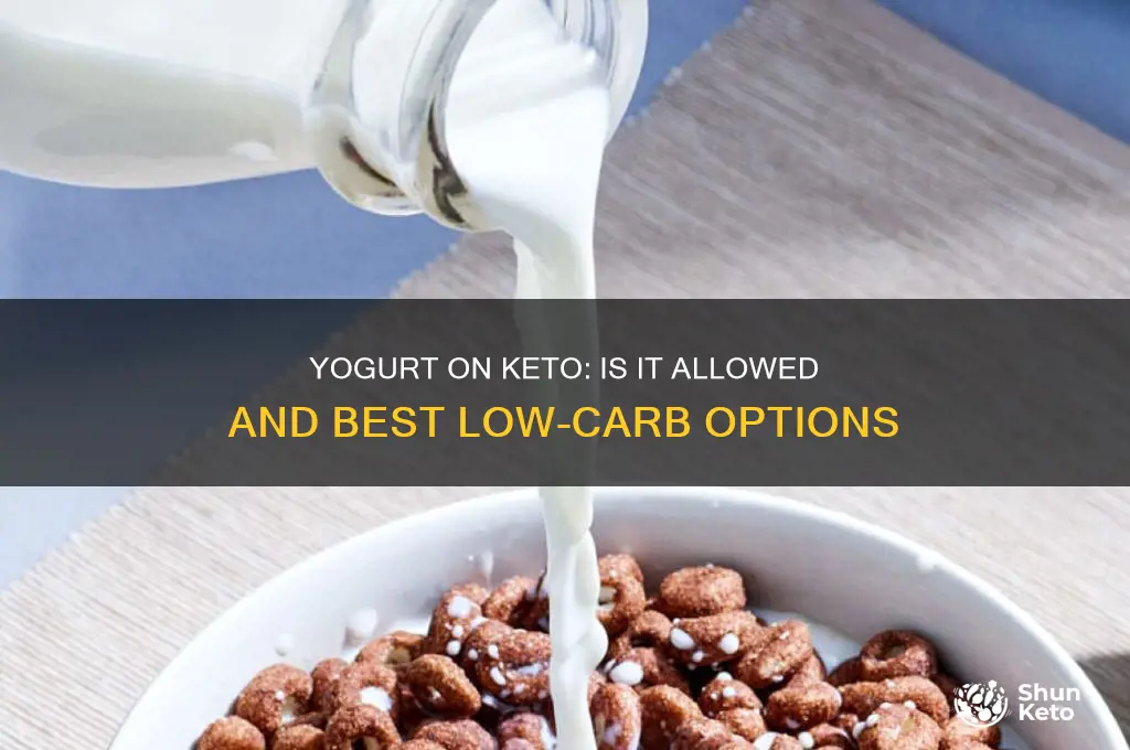 can i have yogurt on keto