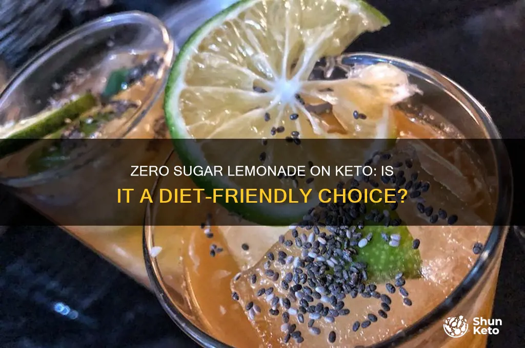 can i have zero sugar lemonade rinks on keto