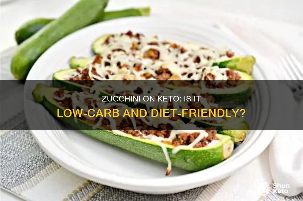 can i have zucchini on keto diet
