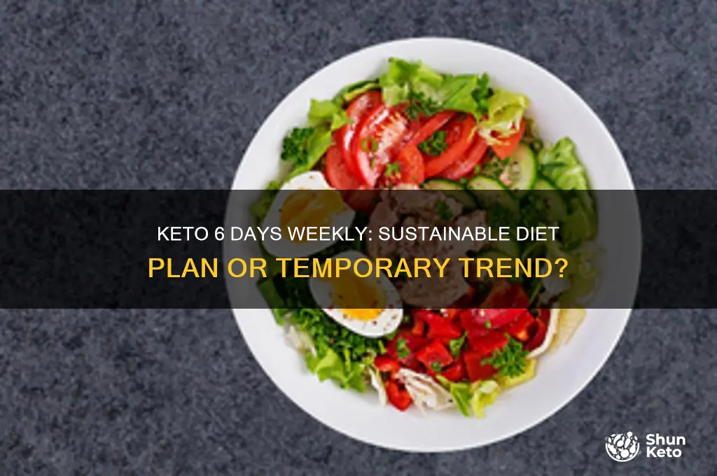 can i keto 6 days a week