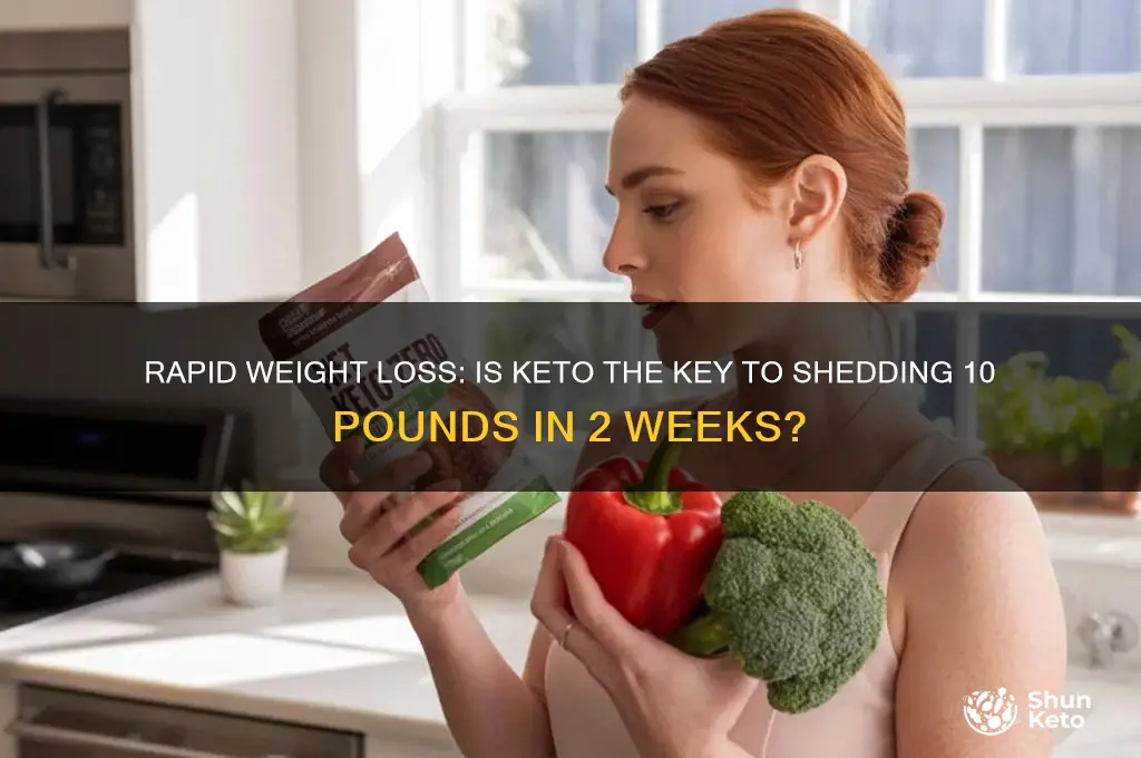 can i lose 10 pounds in 2 weeks on keto