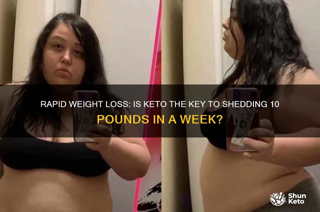 can i lose 10 pounds in a week on keto