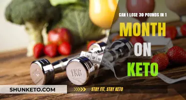 Is Losing 30 Pounds in 1 Month on Keto Realistic?