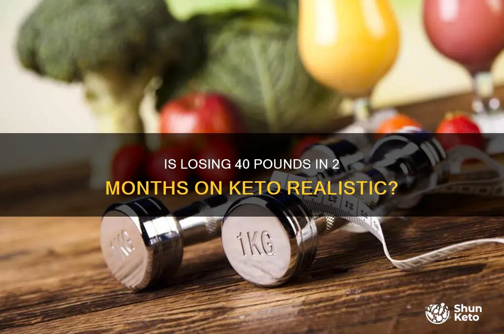 can i lose 40 pounds in 2 months on keto