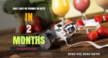 Is Losing 40 Pounds on Keto in 2 Months Realistic?