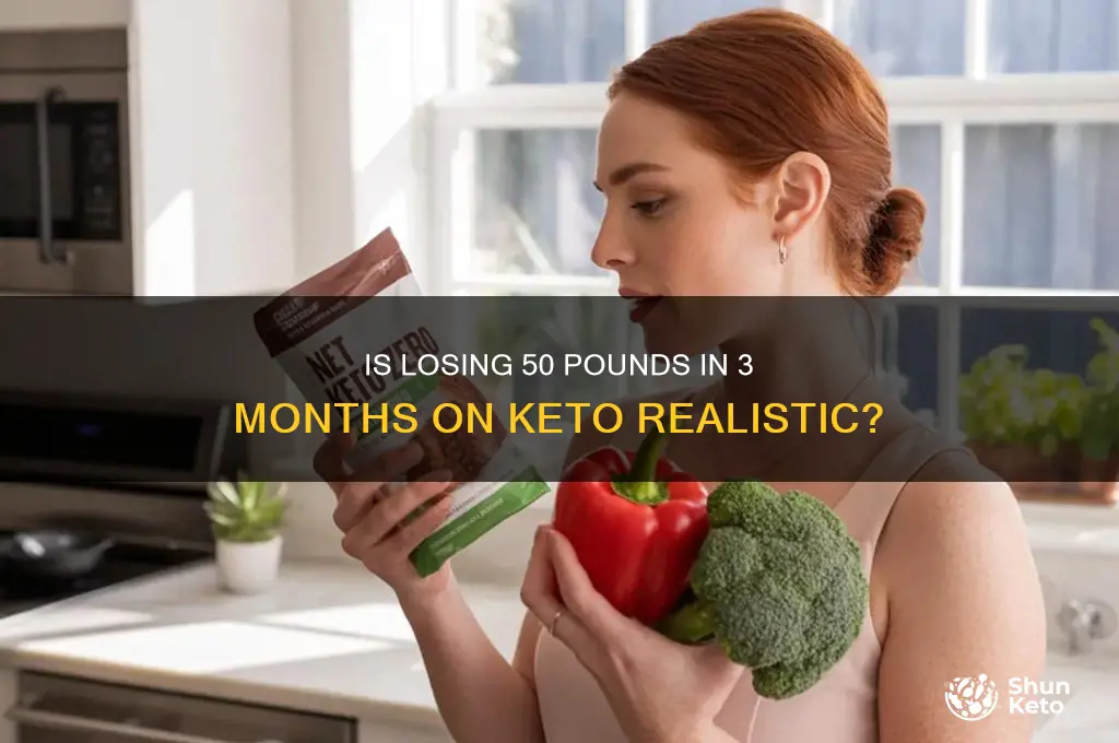 can i lose 50 lbs in 3 months on keto