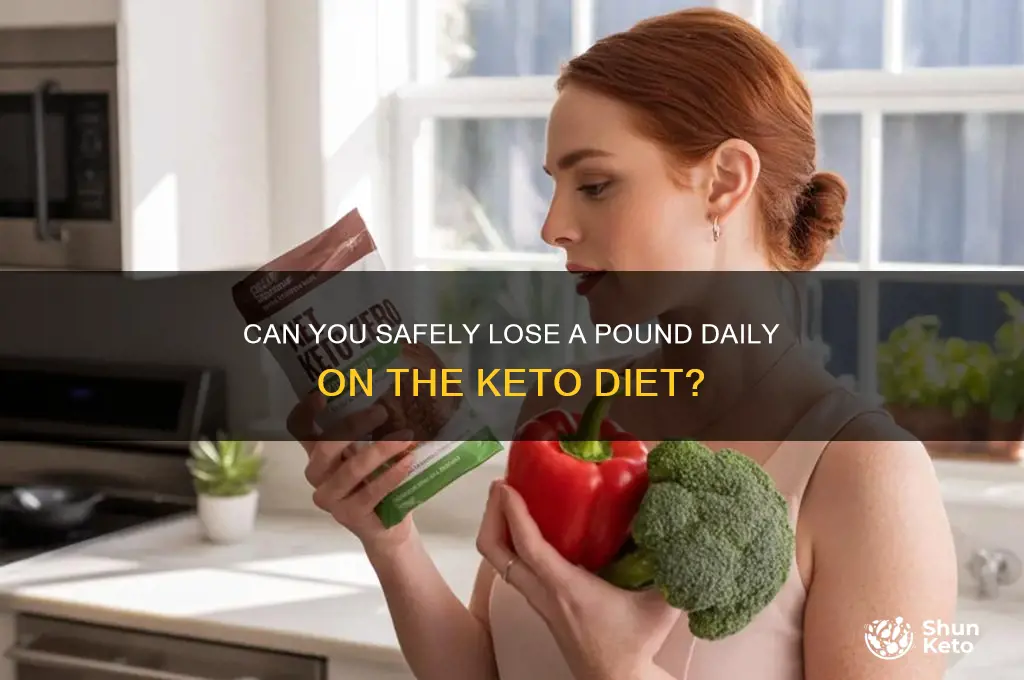 can i lose a pound a day on keto