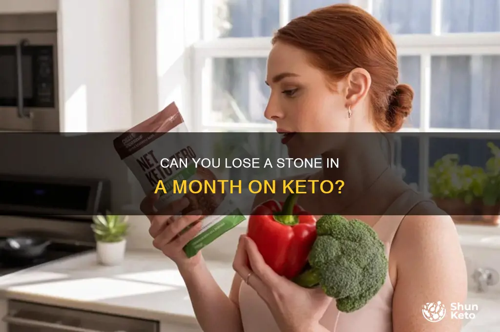 can i lose a stone in a month on keto