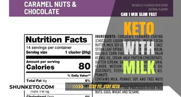 Mixing Slim Fast Keto with Milk: Is It a Good Idea?