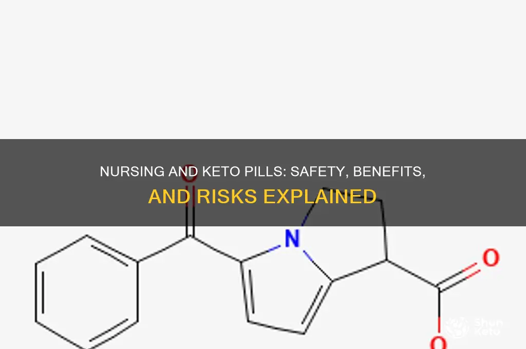 can i nurse and take keto pills