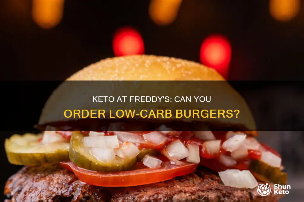 can i order keto at freddys burgers