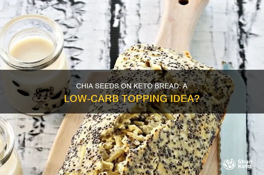 can i put chia seeds on top of keto bread