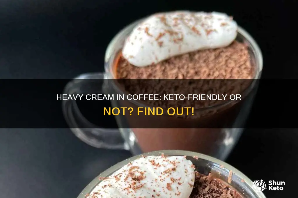 can i put heavy cream in my coffee on keto