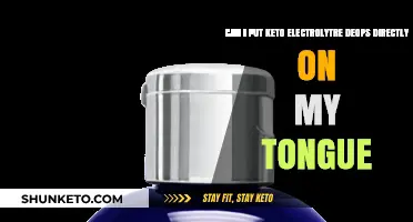 Keto Electrolyte Drops: Safe to Place Directly on Your Tongue?