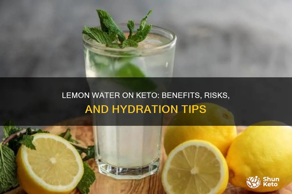 can i put lemon in my water on keto diet
