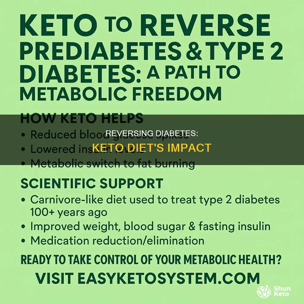 can i reverse diabetes by eating keto
