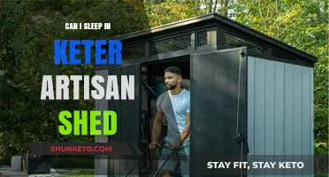Sleeping in a Keter Artisan Shed: Comfortable or Cramped?
