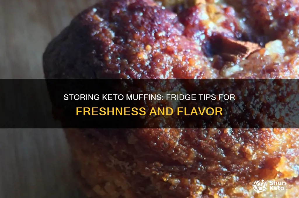 can i store keto muffins in the fridge