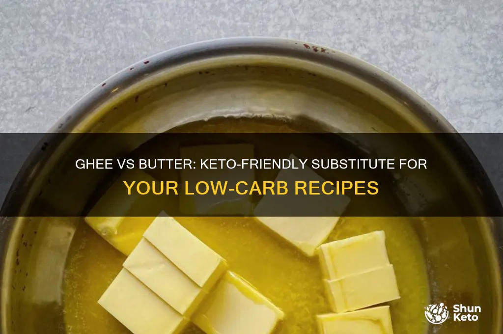 can i sub ghee for butter in keto