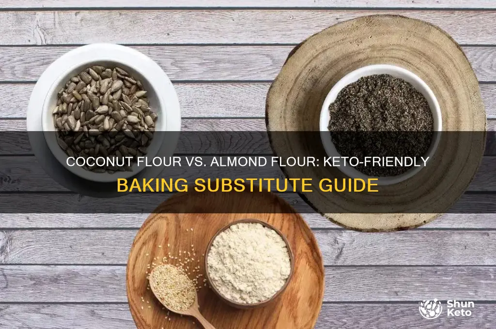 can i substitue coconut flour for almond flour in keto