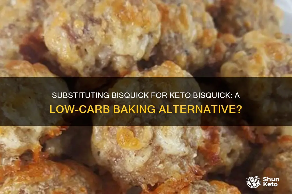can i substitute bisquick for keto bisquick