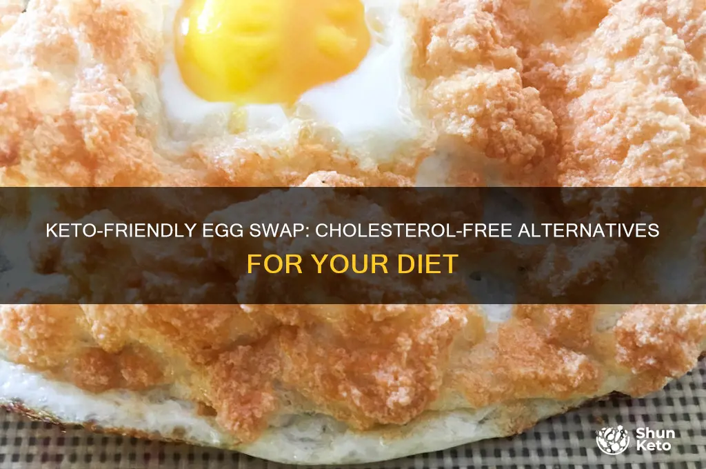can i substitute cholesterol free eggs in a keto diet