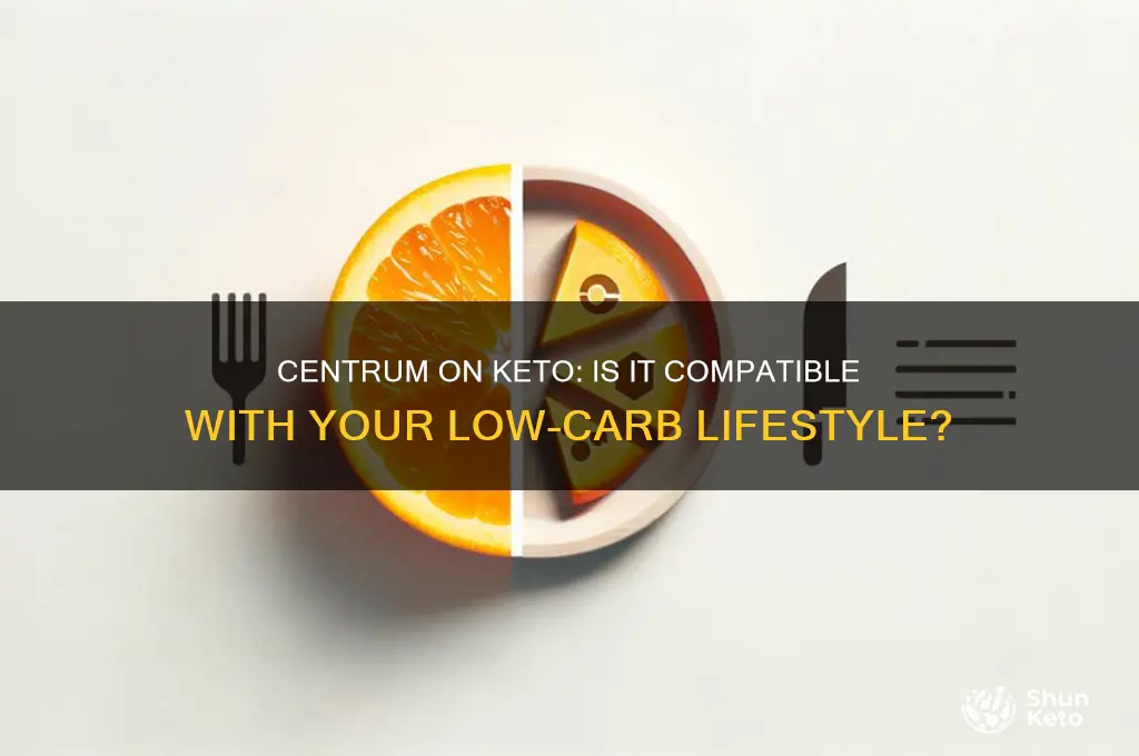 can i take a daily centrum on keto