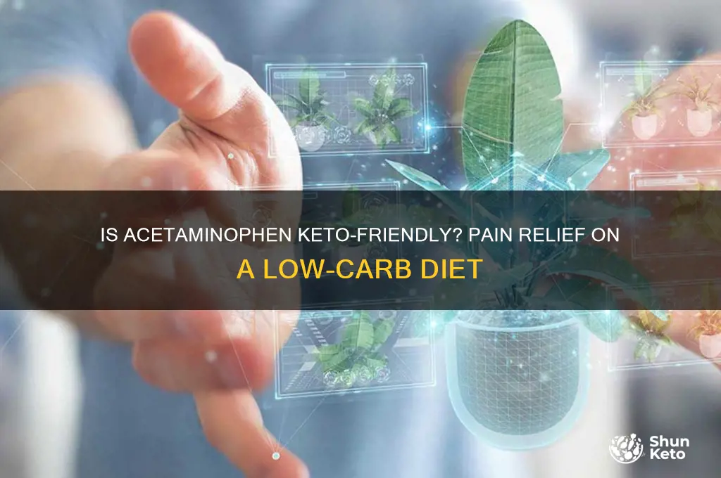 can i take acetaminophen on keto diet