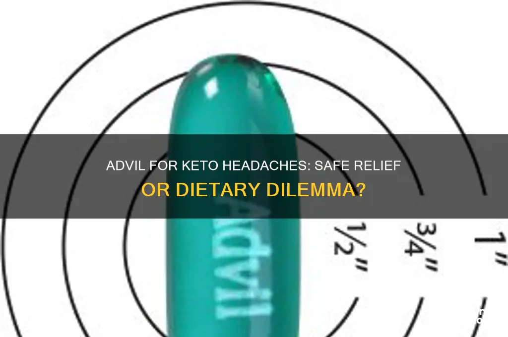 can i take advil for a keto headache