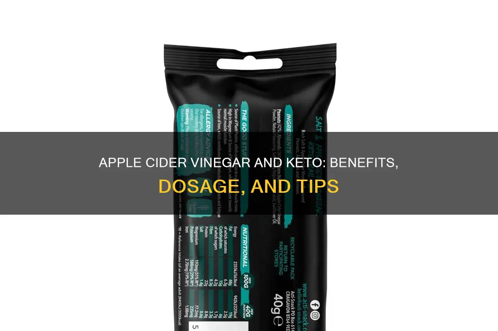 can i take apple cider vinegar on keto