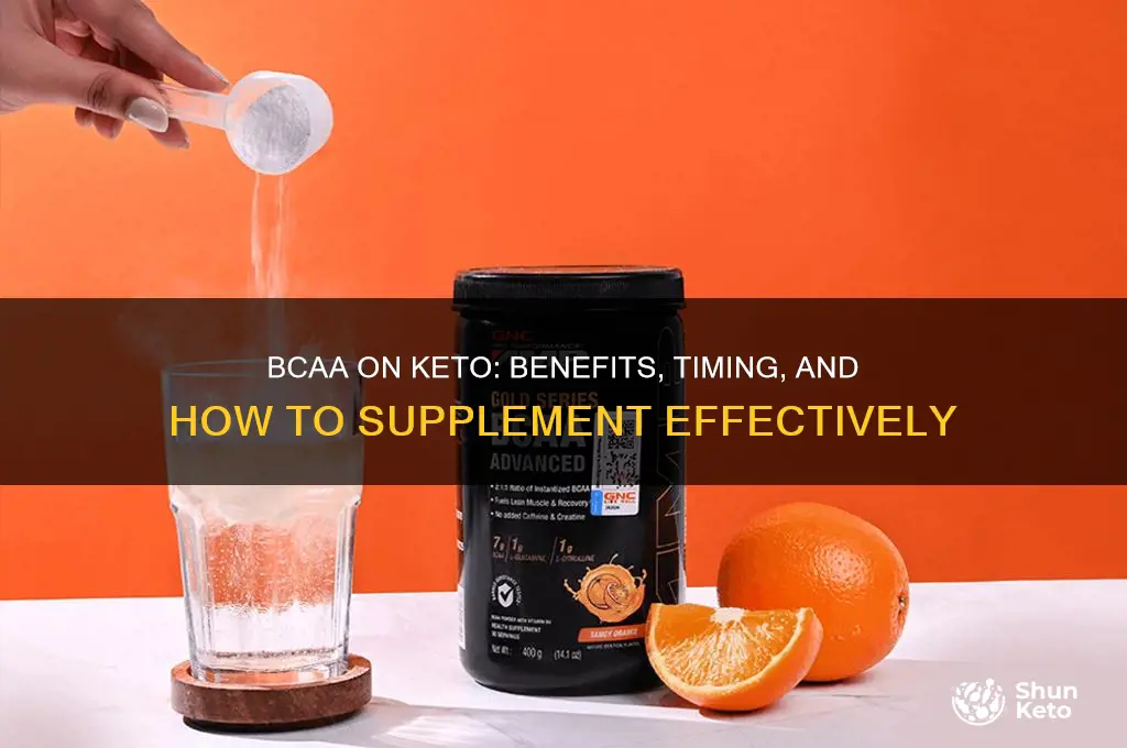 can i take bcaa in keto