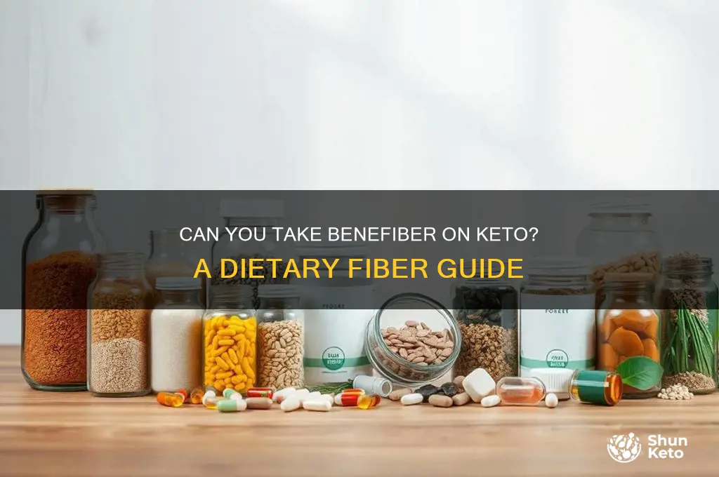 can i take benefiber on keto