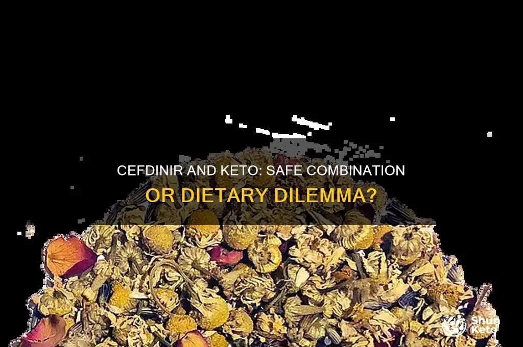 can i take cefdinir with keto