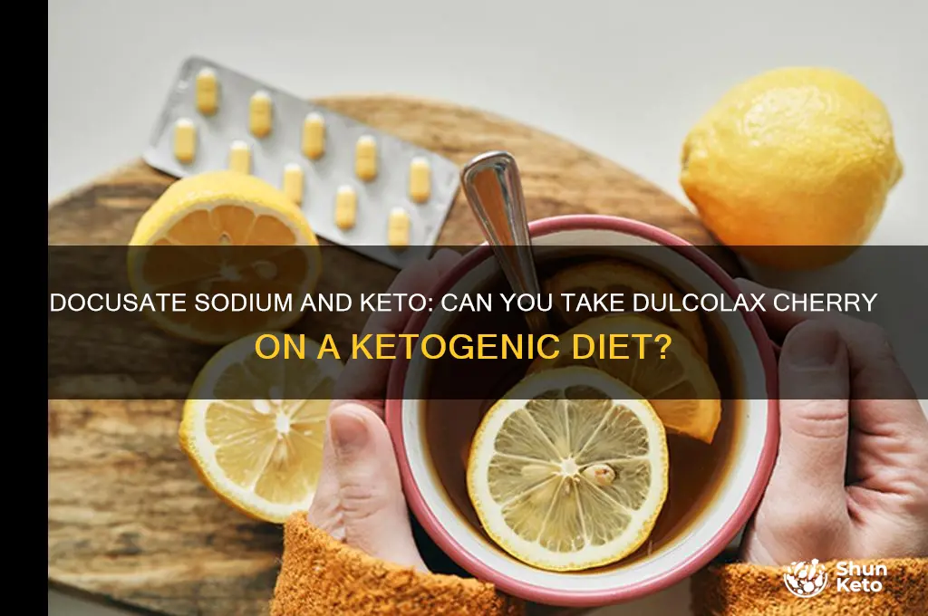can i take ducolax cherry on keto diet