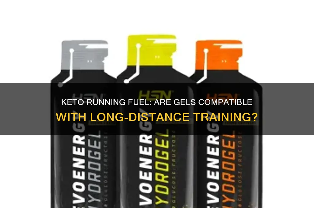 can i take gels on long runs on keto