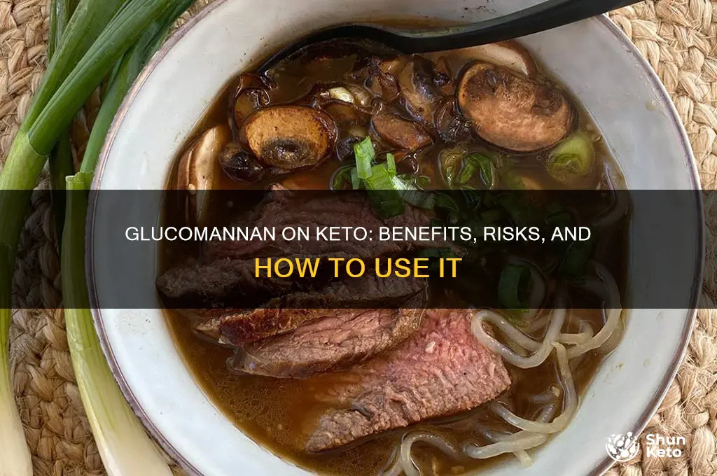 can i take glucomannan on keto