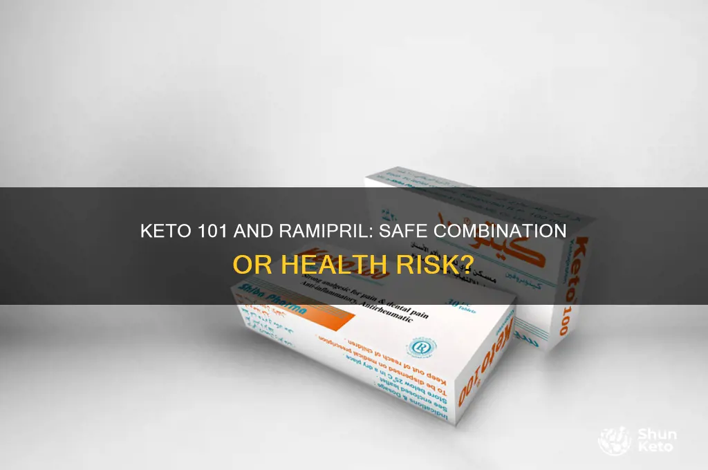 can i take keto 101 with ramipril