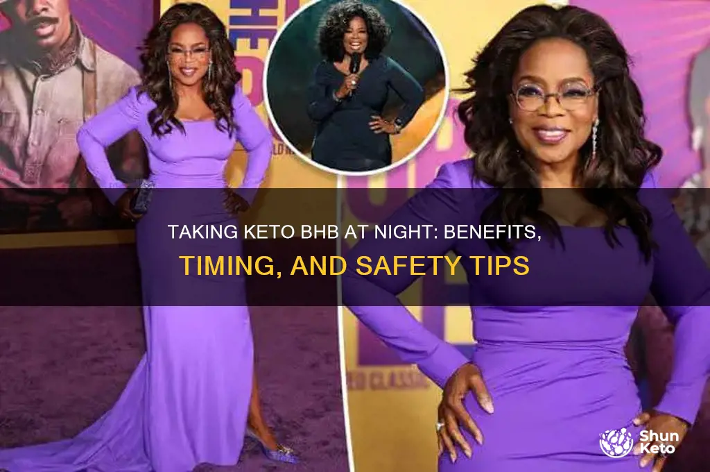 can i take keto bhb at night