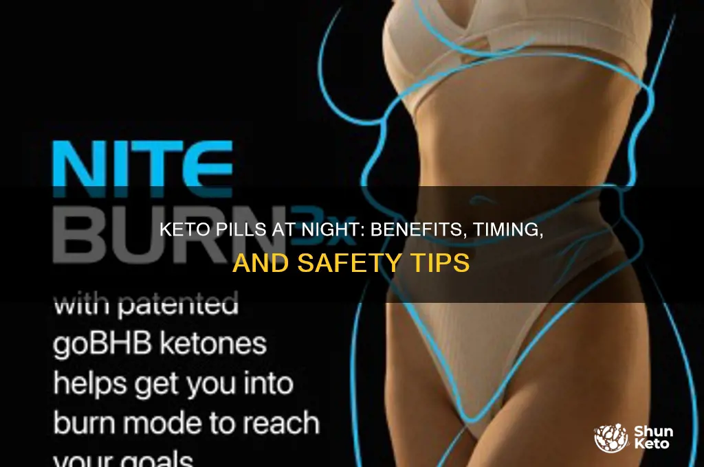 can i take keto pills at night