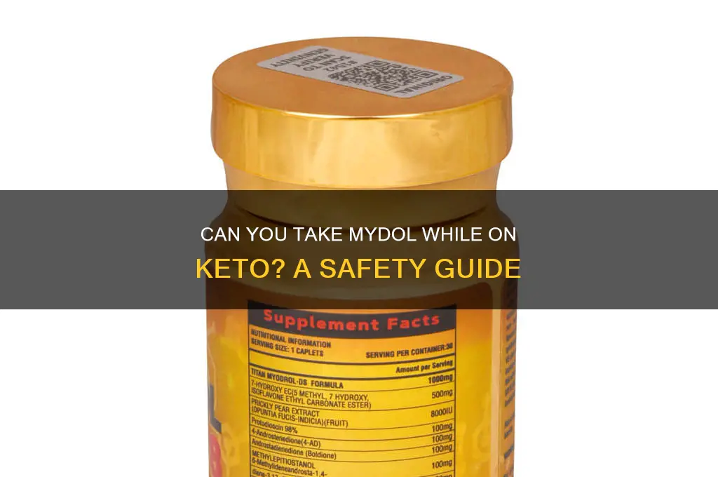 can i take mydol while on keto