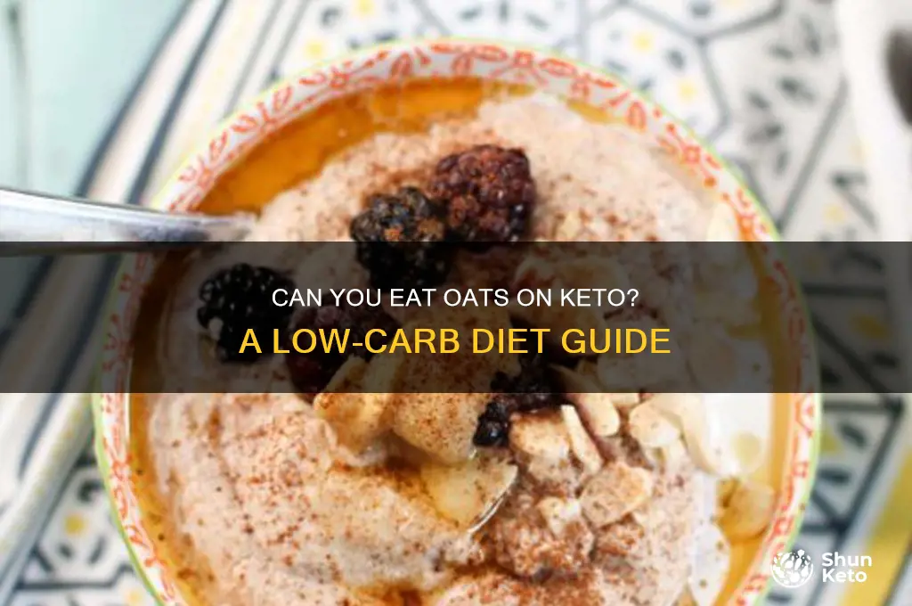 can i take oats in keto diet