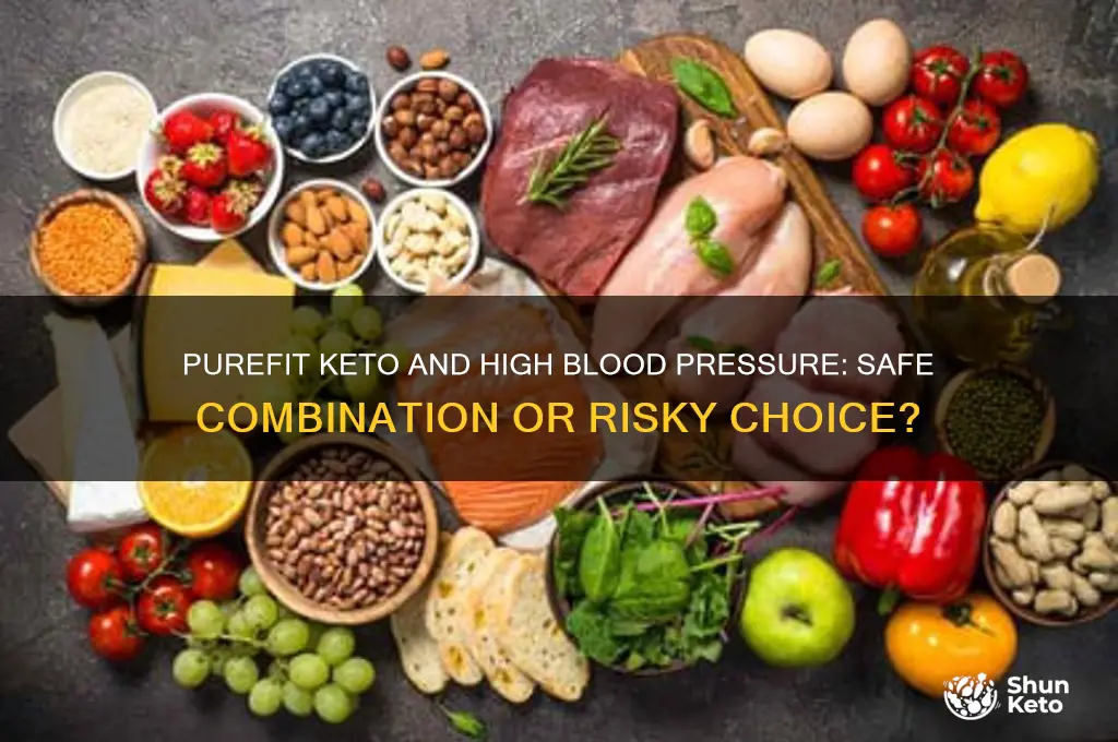 can i take purefit keto with high blood pressure