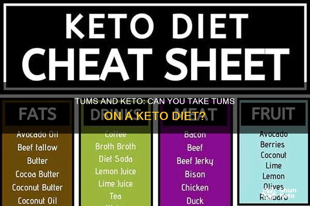 can i take tums on keto diet