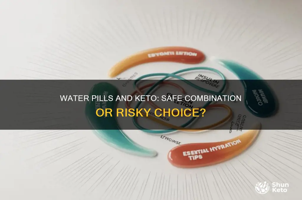 can i take water pills on keto diet