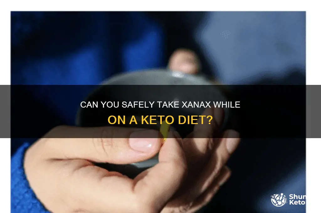 can i take zanax on keto diet
